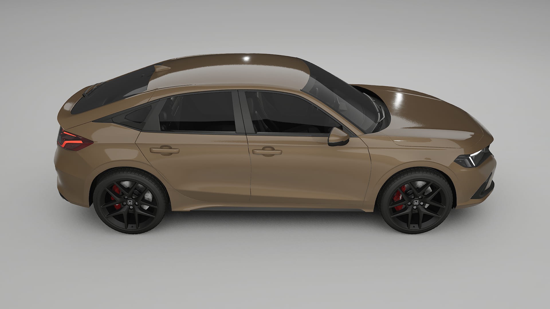 Honda Civic hatchback TPU Lakbeschermingsfolie | SAHARA Kleurveranderende PPF – Volledig Voorgesneden Kit