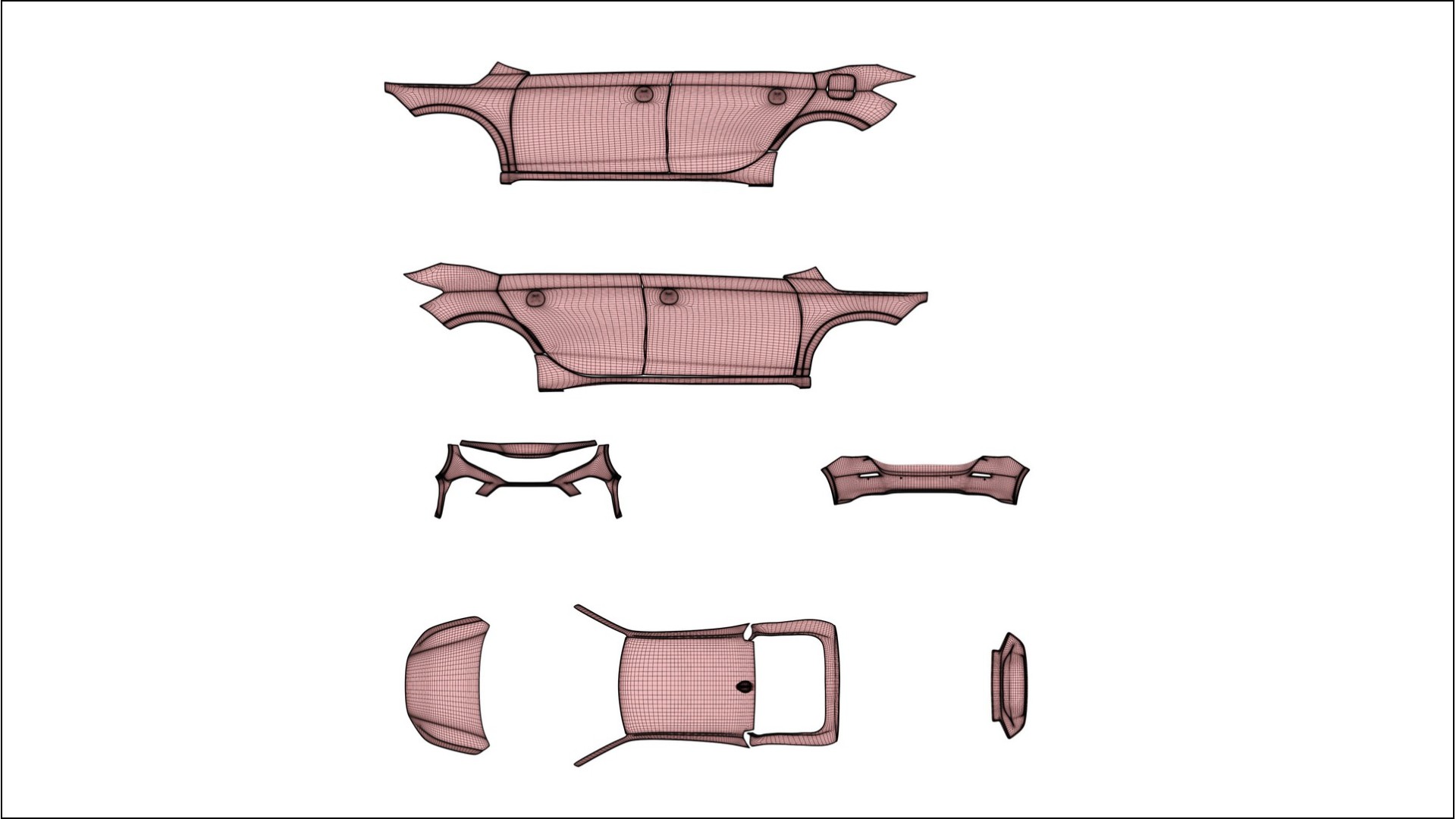 Honda Civic hatchback TPU Lakbeschermingsfolie | VIOLET Kleurveranderende PPF – Volledig Voorgesneden Kit 2