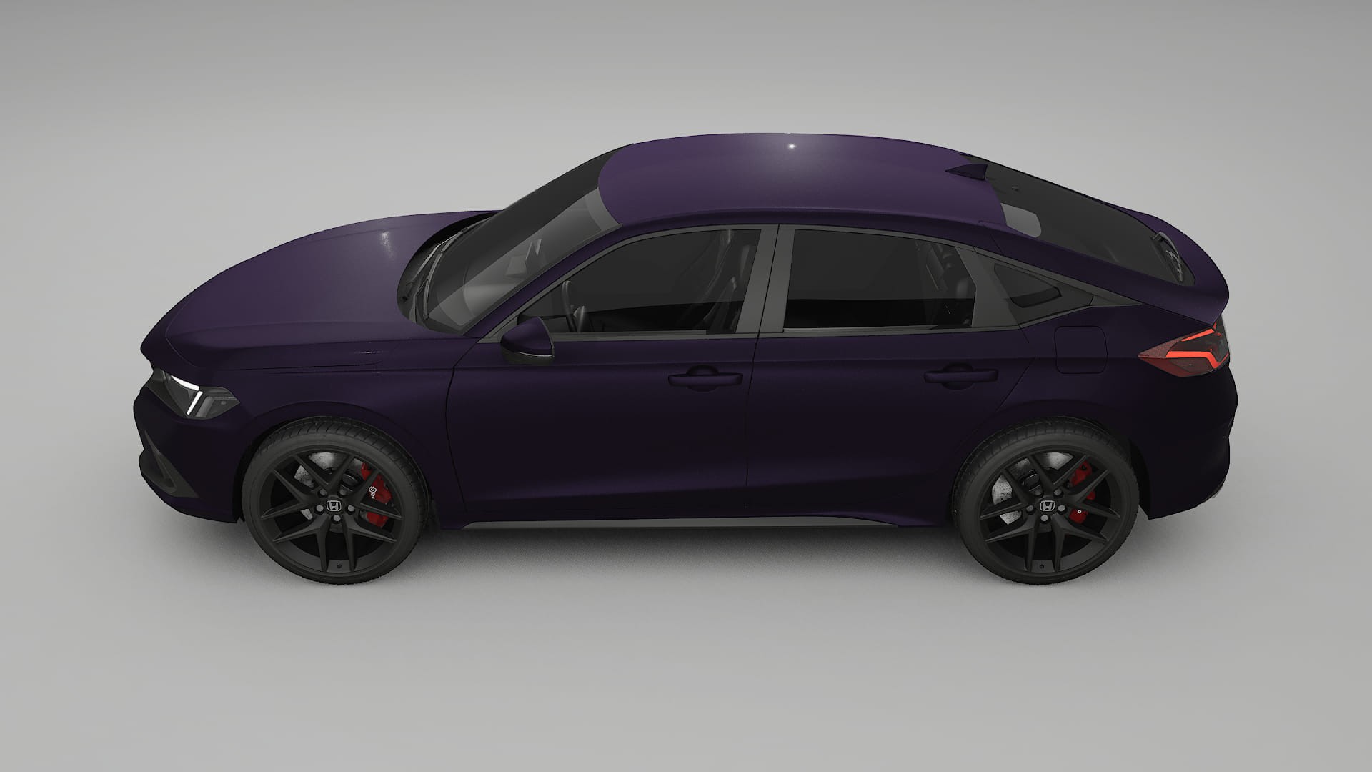 Honda Civic hatchback TPU Lakbeschermingsfolie | VIOLET Kleurveranderende PPF – Volledig Voorgesneden Kit
