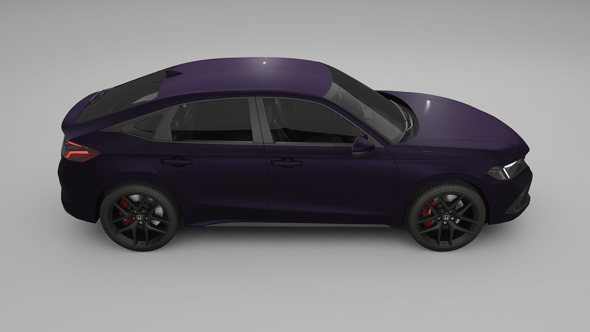Honda Civic hatchback TPU Lakbeschermingsfolie | VIOLET Kleurveranderende PPF – Volledig Voorgesneden Kit