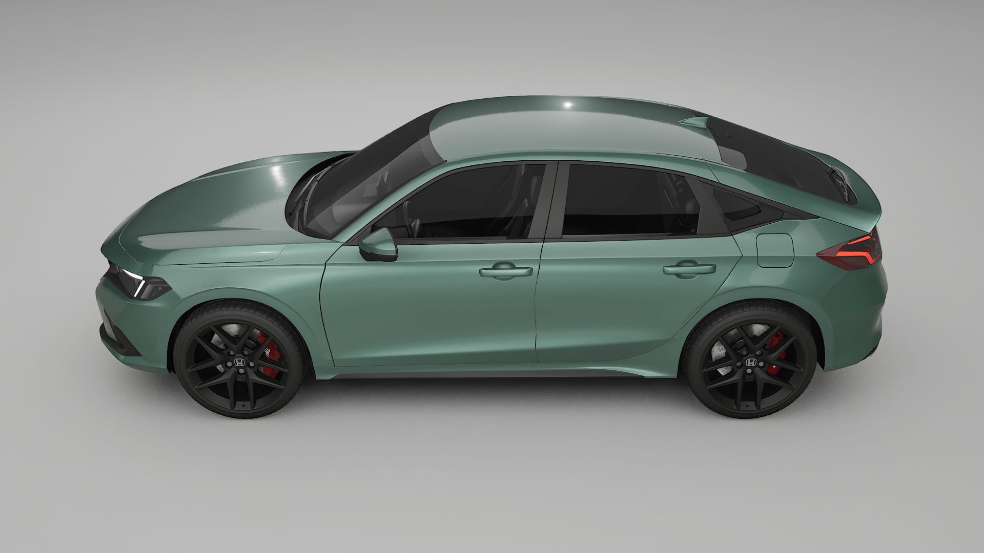 Honda Civic hatchback TPU Lakbeschermingsfolie | EVERGREEN Kleurveranderende PPF – Volledig Voorgesneden Kit