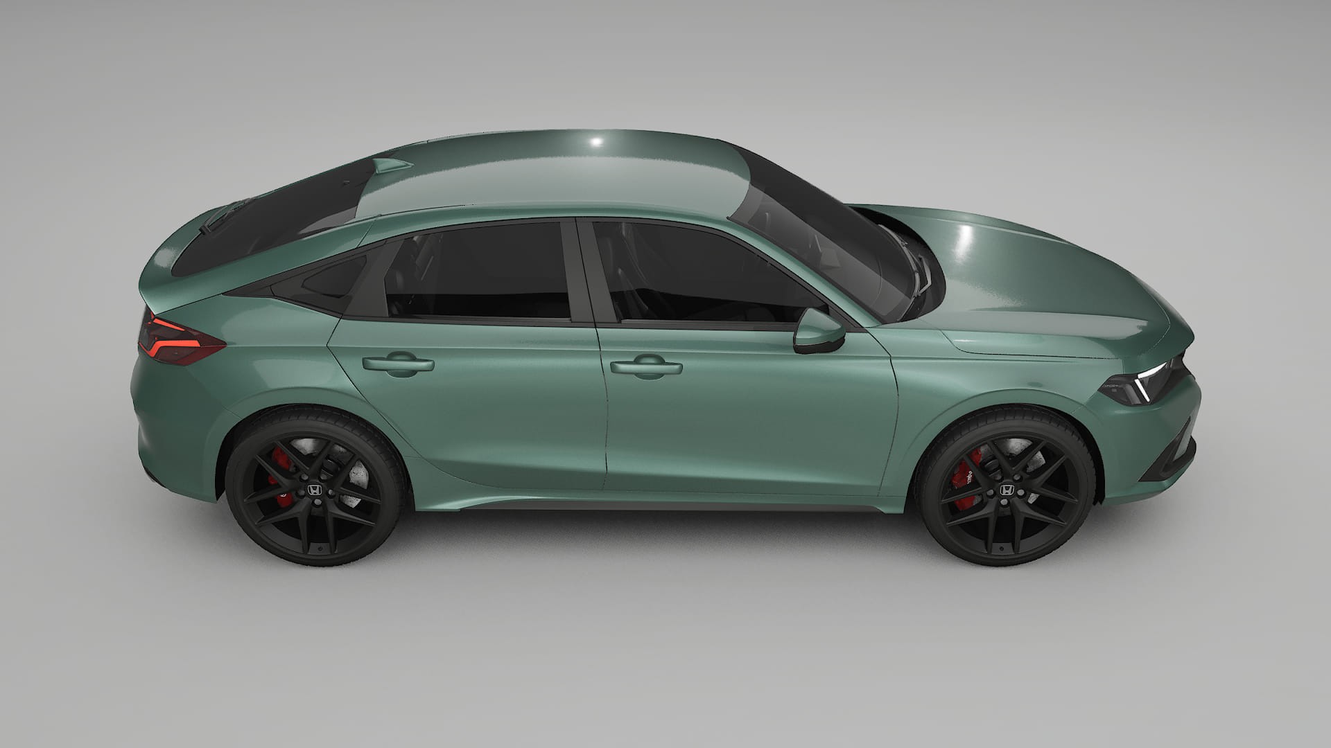 Honda Civic hatchback TPU Lakbeschermingsfolie | EVERGREEN Kleurveranderende PPF – Volledig Voorgesneden Kit