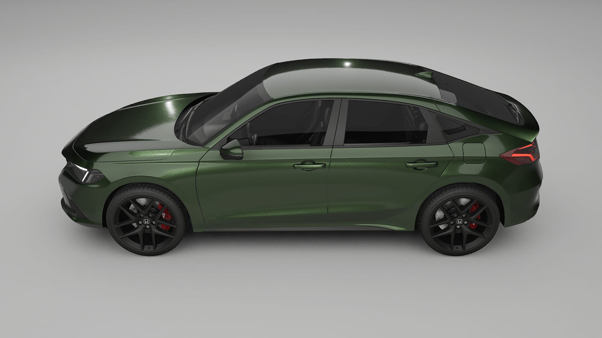 Honda Civic hatchback TPU Lakbeschermingsfolie | LAGOON Kleurveranderende PPF – Volledig Voorgesneden Kit