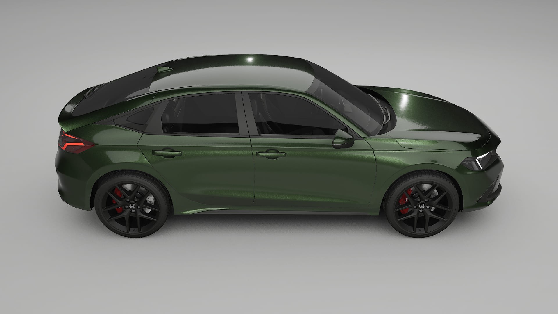 Honda Civic hatchback TPU Lakbeschermingsfolie | LAGOON Kleurveranderende PPF – Volledig Voorgesneden Kit