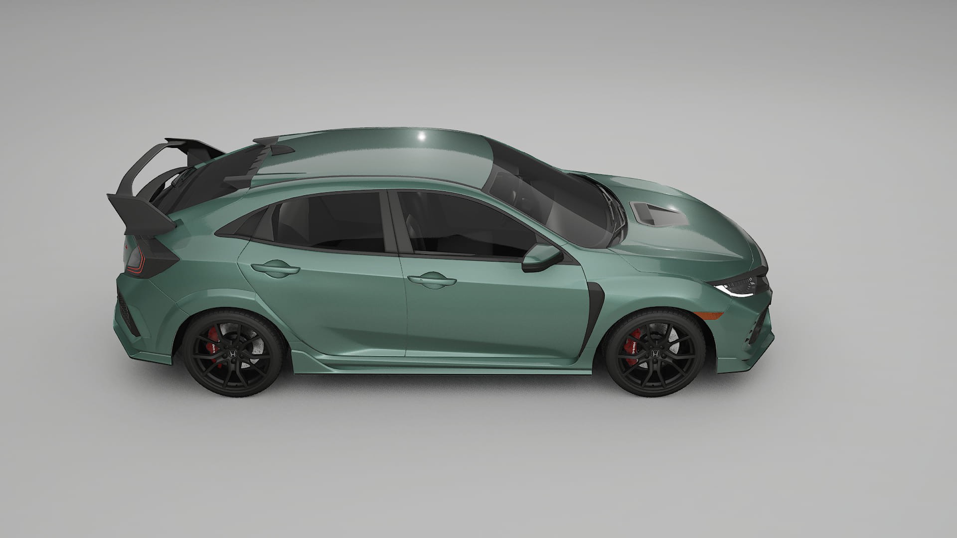Honda Civic Type R TPU Lakbeschermingsfolie | EVERGREEN Kleurveranderende PPF – Volledig Voorgesneden Kit