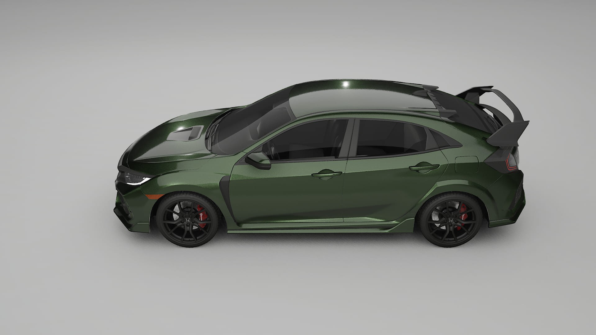 Honda Civic Type R TPU Lakbeschermingsfolie | LAGOON Kleurveranderende PPF – Volledig Voorgesneden Kit