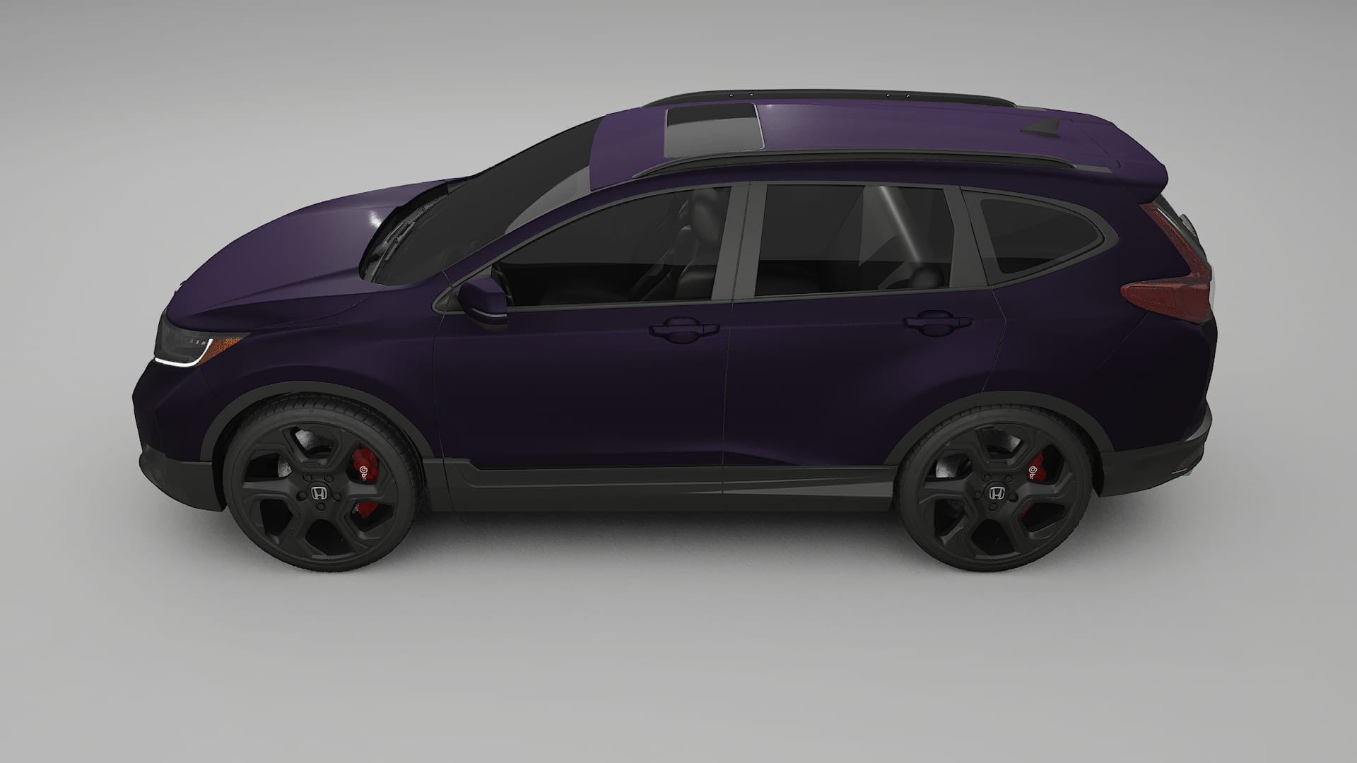 Honda CR V Touring prefacelift pre LCI TPU Lakbeschermingsfolie | VIOLET Kleurveranderende PPF – Volledig Voorgesneden Kit
