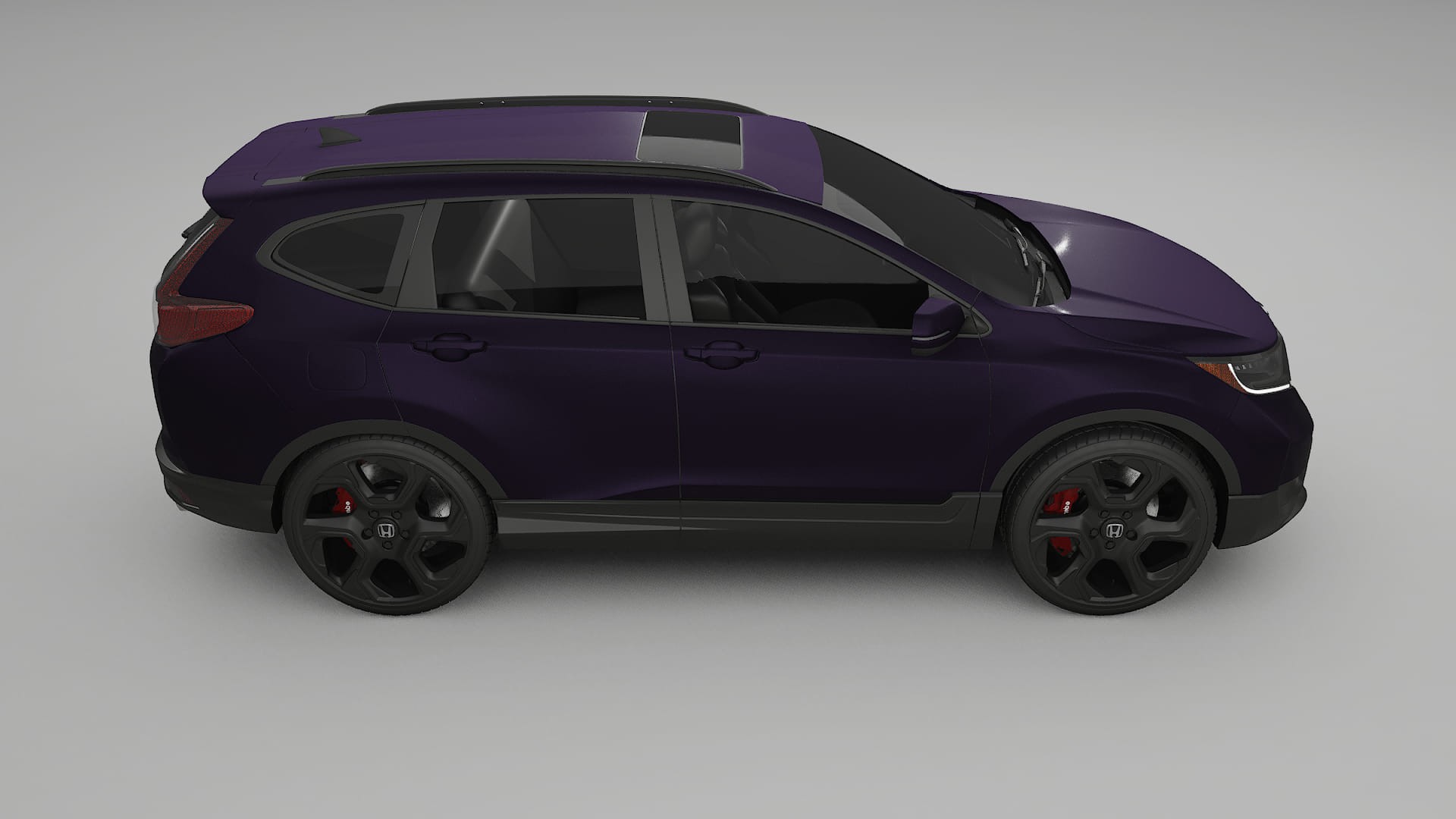 Honda CR V Touring prefacelift pre LCI TPU Lakbeschermingsfolie | VIOLET Kleurveranderende PPF – Volledig Voorgesneden Kit