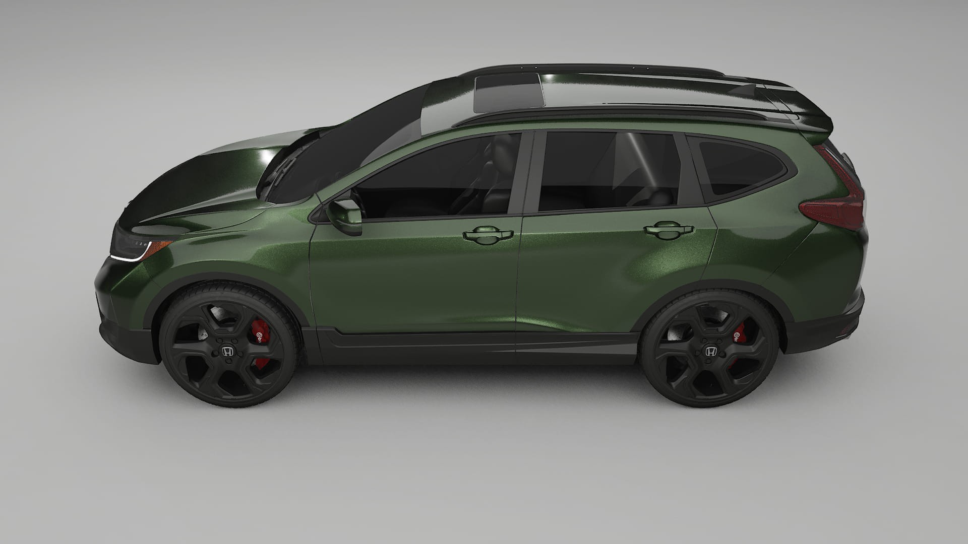Honda CR V Touring prefacelift pre LCI TPU Lakbeschermingsfolie | LAGOON Kleurveranderende PPF – Volledig Voorgesneden Kit