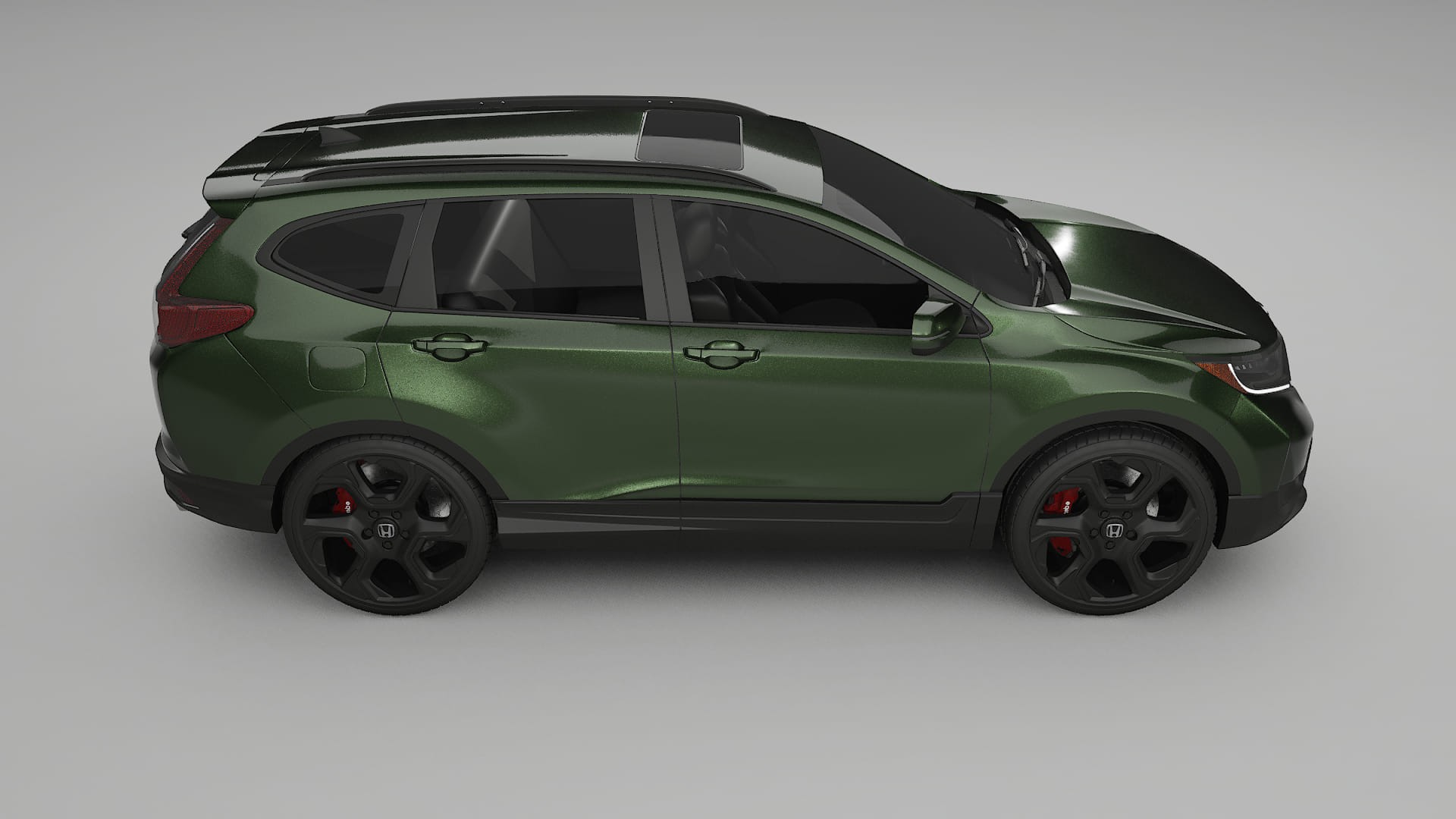 Honda CR V Touring prefacelift pre LCI TPU Lakbeschermingsfolie | LAGOON Kleurveranderende PPF – Volledig Voorgesneden Kit