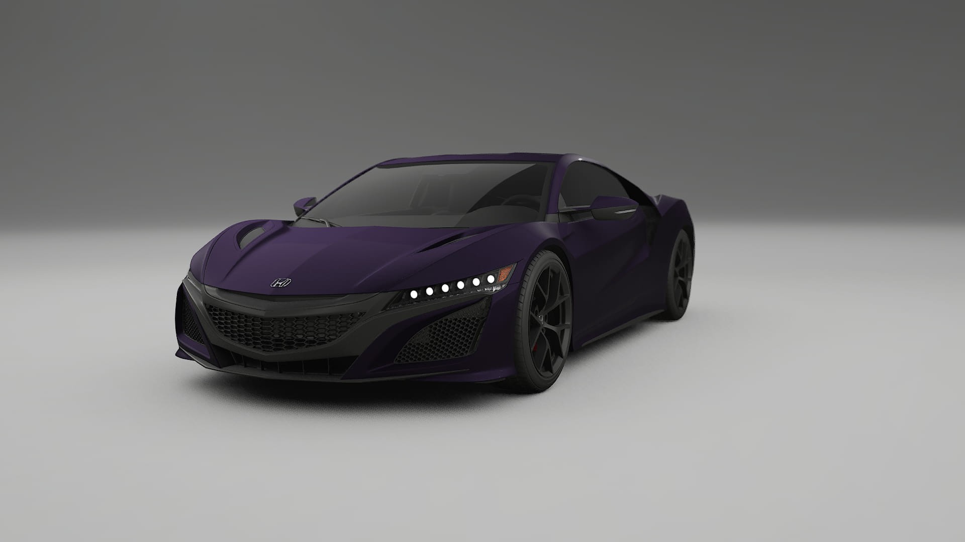 Honda NSX prefacelift pre LCI TPU Lakbeschermingsfolie | VIOLET Kleurveranderende PPF – Volledig Voorgesneden Kit