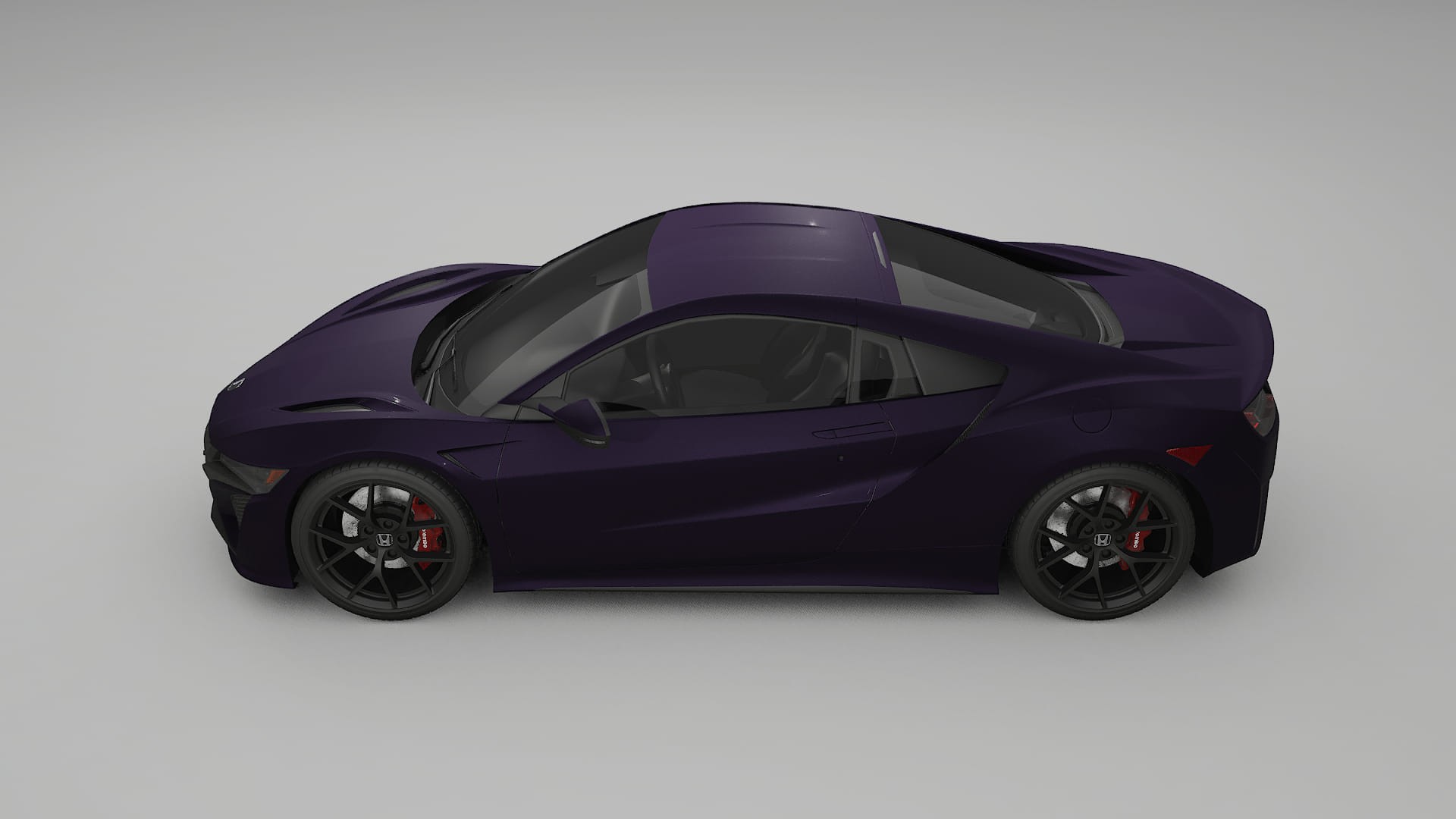 Honda NSX prefacelift pre LCI TPU Lakbeschermingsfolie | VIOLET Kleurveranderende PPF – Volledig Voorgesneden Kit