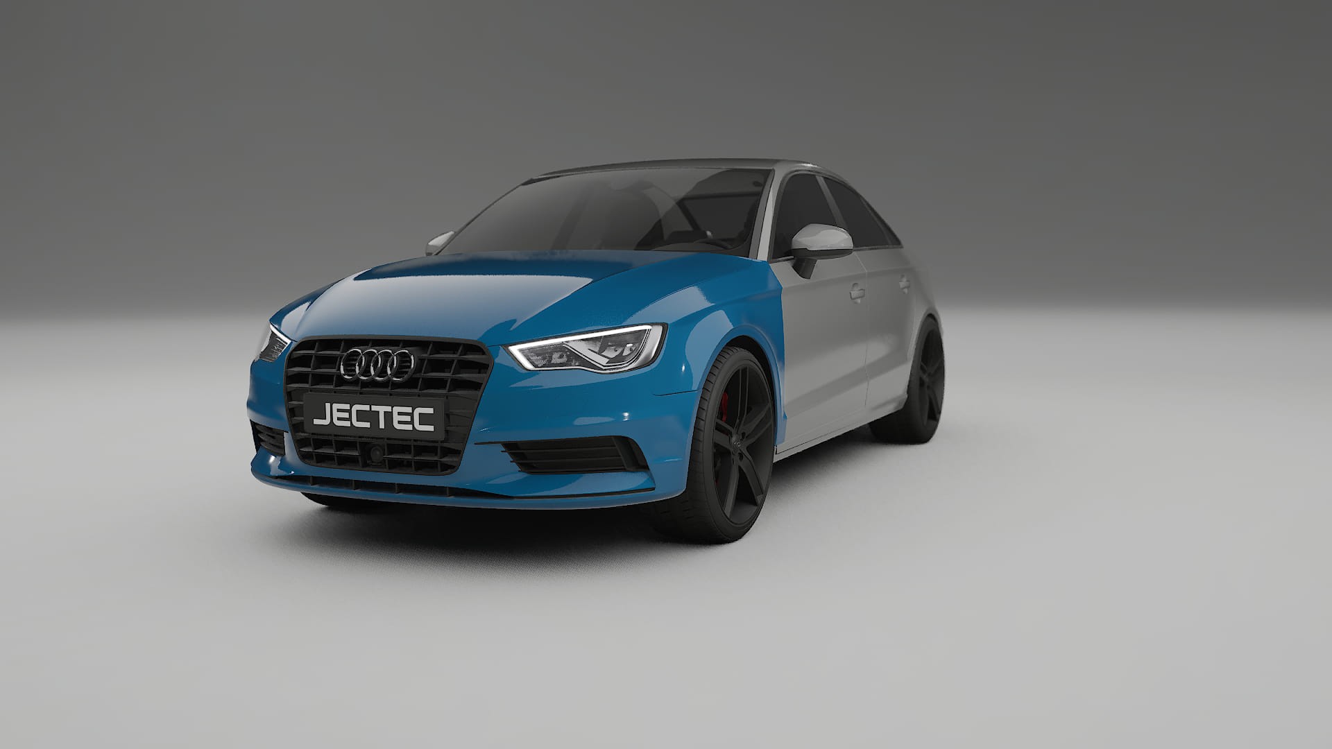 Lakbeschermingsfolie Audi A3 8V sedan prefacelift | CrystalGuard Transparante Volledige PPF Voorgevormde Set