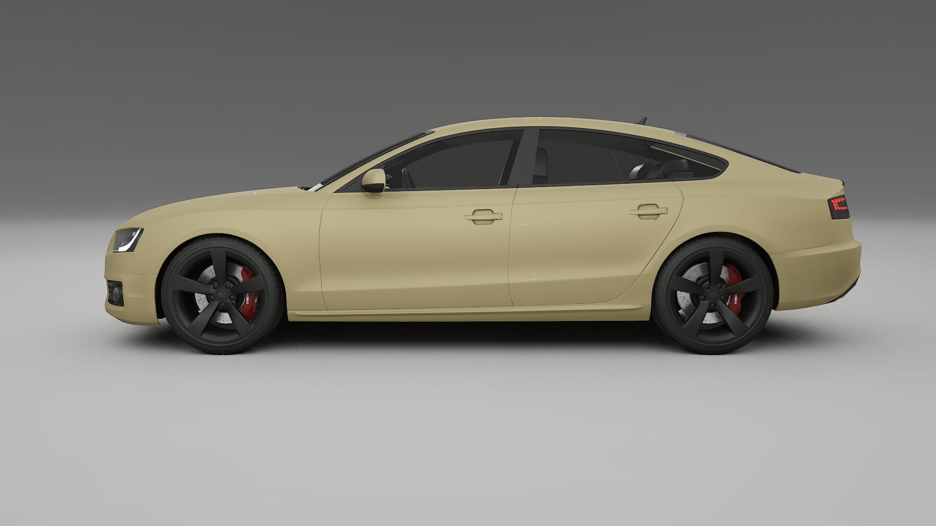 Audi A5 8T Sportback prefacelift pre LCI TPU Lakbeschermingsfolie | SAND Kleurveranderende PPF – Volledig Voorgesneden Kit