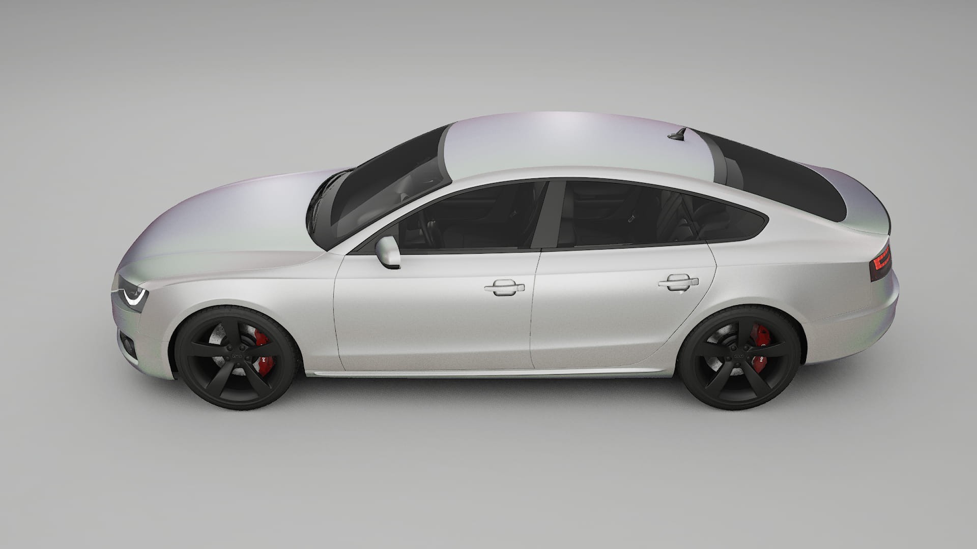 Audi A5 8T Sportback prefacelift pre LCI TPU Lakbeschermingsfolie | NEBULA Kleurveranderende PPF – Volledig Voorgesneden Kit
