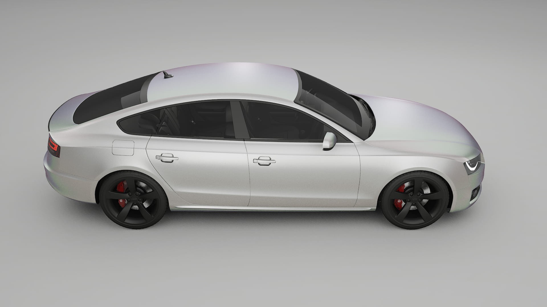 Audi A5 8T Sportback prefacelift pre LCI TPU Lakbeschermingsfolie | NEBULA Kleurveranderende PPF – Volledig Voorgesneden Kit