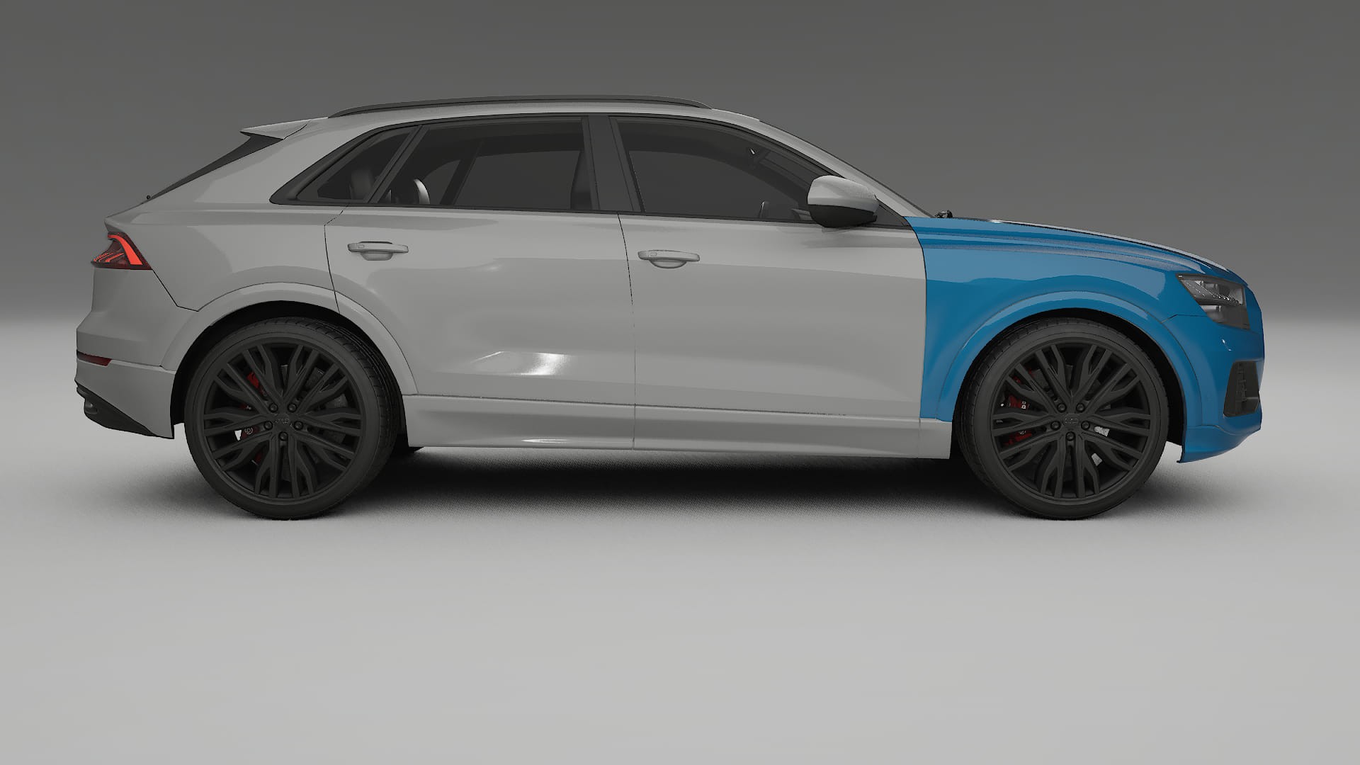 Audi Q8 F1 prefacelift pre-LCI Lakbeschermingsfolie | CrystalGuard Transparante TPU PPF Voorkant Beschermingskit 2