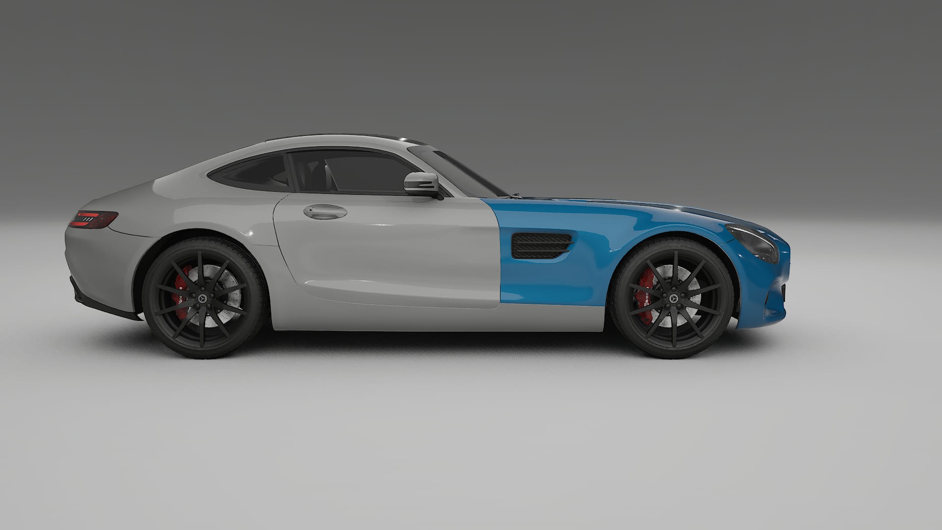 Mercedes AMG GT C190 Coupe Lakbeschermingsfolie | CrystalGuard Transparante TPU PPF Voorkant Beschermingskit