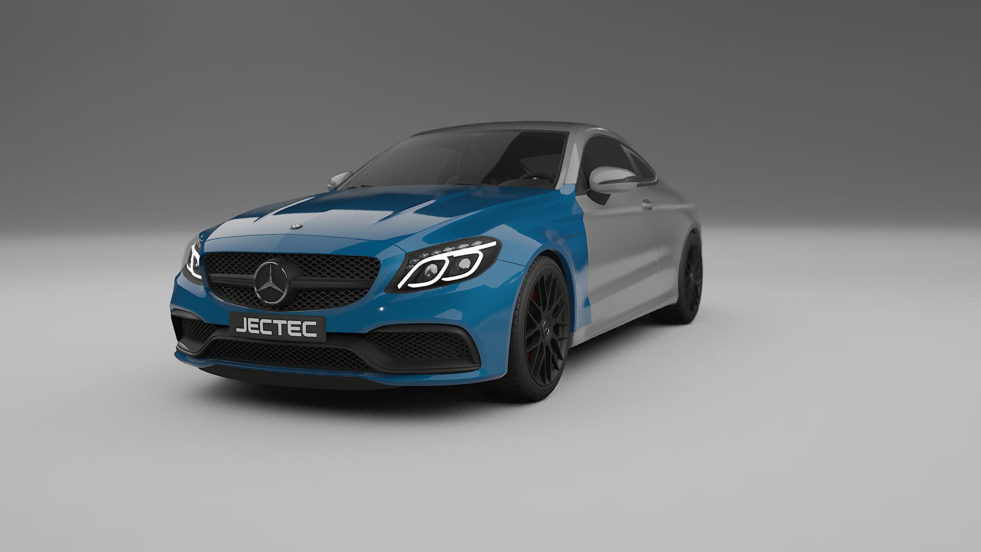 Mercedes C63 AMG W205 Coupe Lakbeschermingsfolie | CrystalGuard Transparante TPU PPF Voorkant Beschermingskit