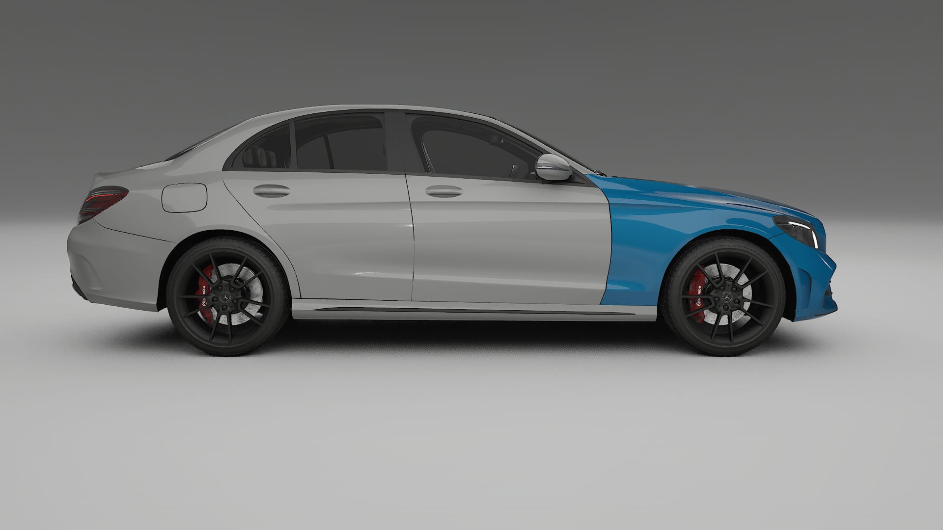 Mercedes C-Class W205 AMG sedan Lakbeschermingsfolie | CrystalGuard Transparante TPU PPF Voorkant Beschermingskit