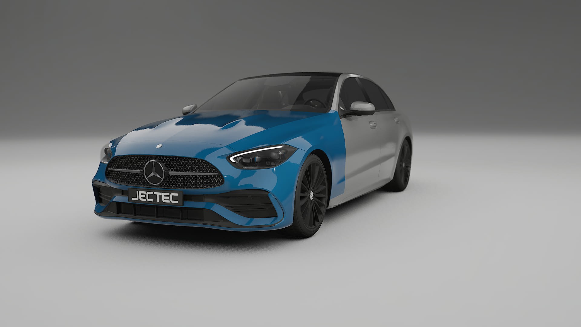 Mercedes C-Class W206 Lakbeschermingsfolie | CrystalGuard Transparante TPU PPF Voorkant Beschermingskit