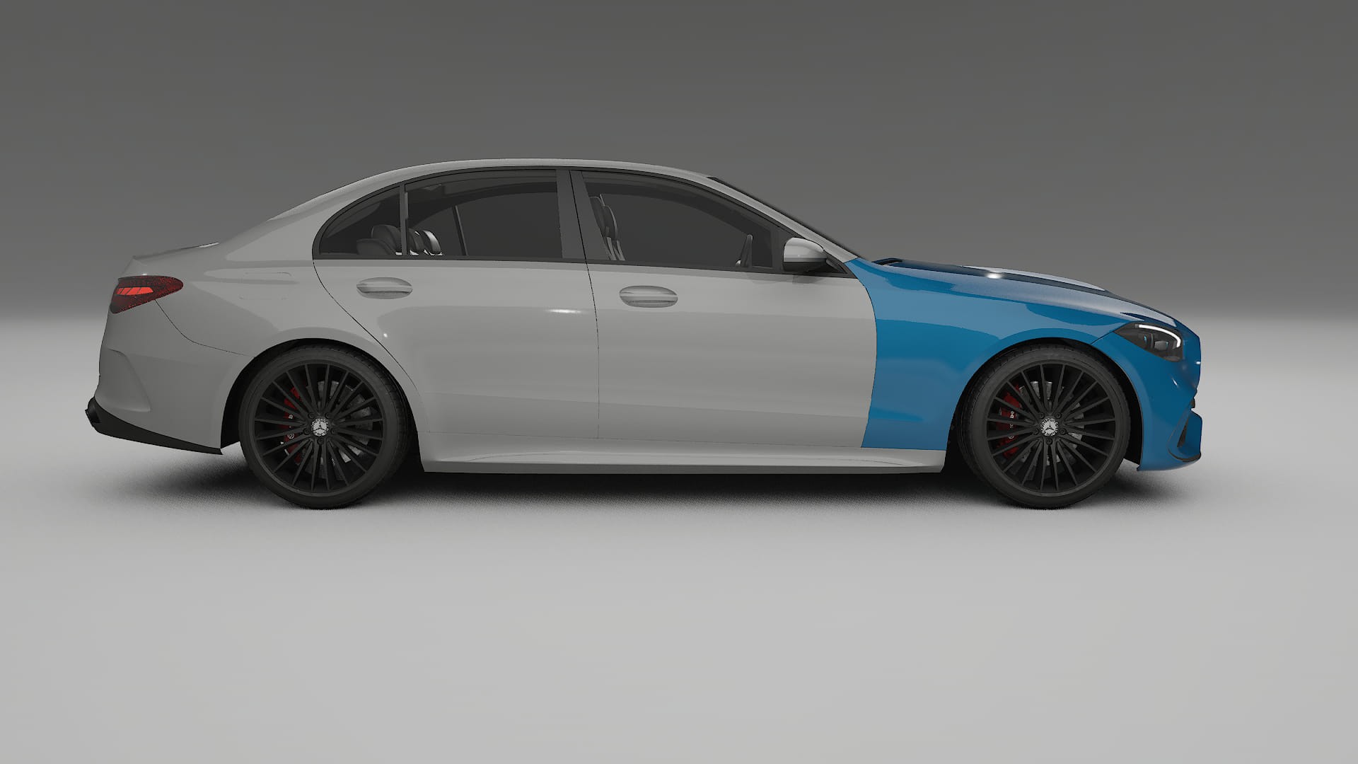 Mercedes C-Class W206 Lakbeschermingsfolie | CrystalGuard Transparante TPU PPF Voorkant Beschermingskit 2