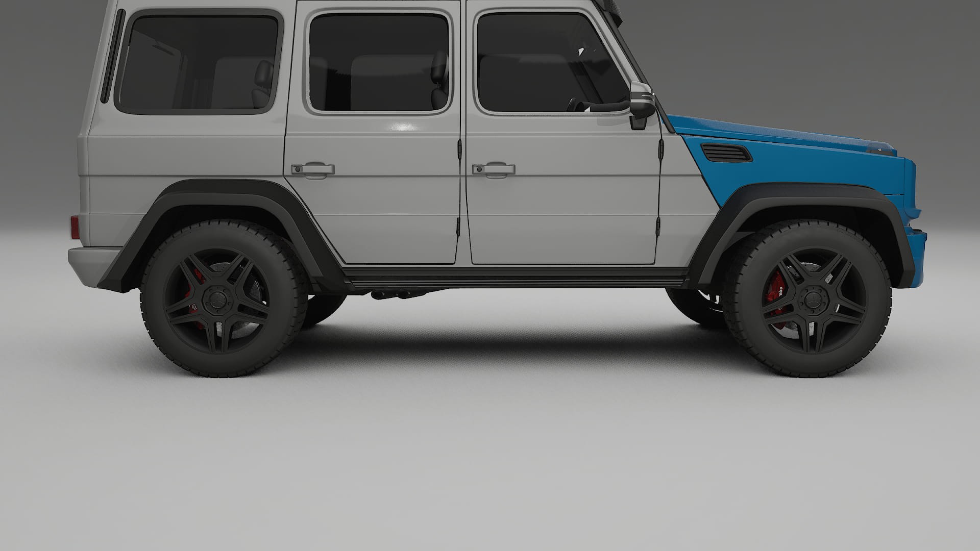 Mercedes G-class 4x4 W463 Lakbeschermingsfolie | CrystalGuard Transparante TPU PPF Voorkant Beschermingskit