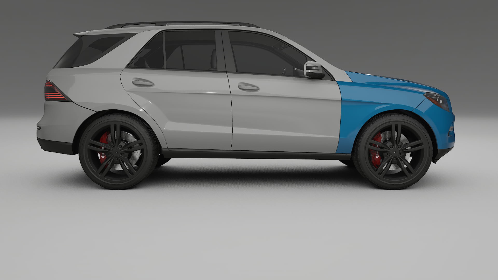 Mercedes M-class W166 Lakbeschermingsfolie | CrystalGuard Transparante TPU PPF Voorkant Beschermingskit