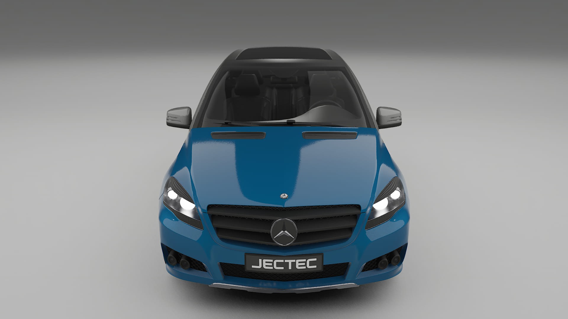 Mercedes R-class W251 facelift LCI Lakbeschermingsfolie | CrystalGuard Transparante TPU PPF Voorkant Beschermingskit