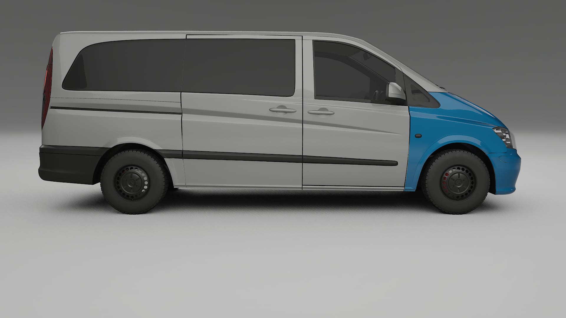 Mercedes Vito Short W639 facelift LCI Lakbeschermingsfolie | CrystalGuard Transparante TPU PPF Voorkant Beschermingskit 2